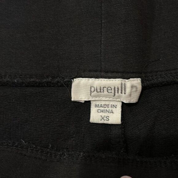 J Jill women’s blackck soft Pima cotton modal black stretch pants to size xs - Picture 3 of 7